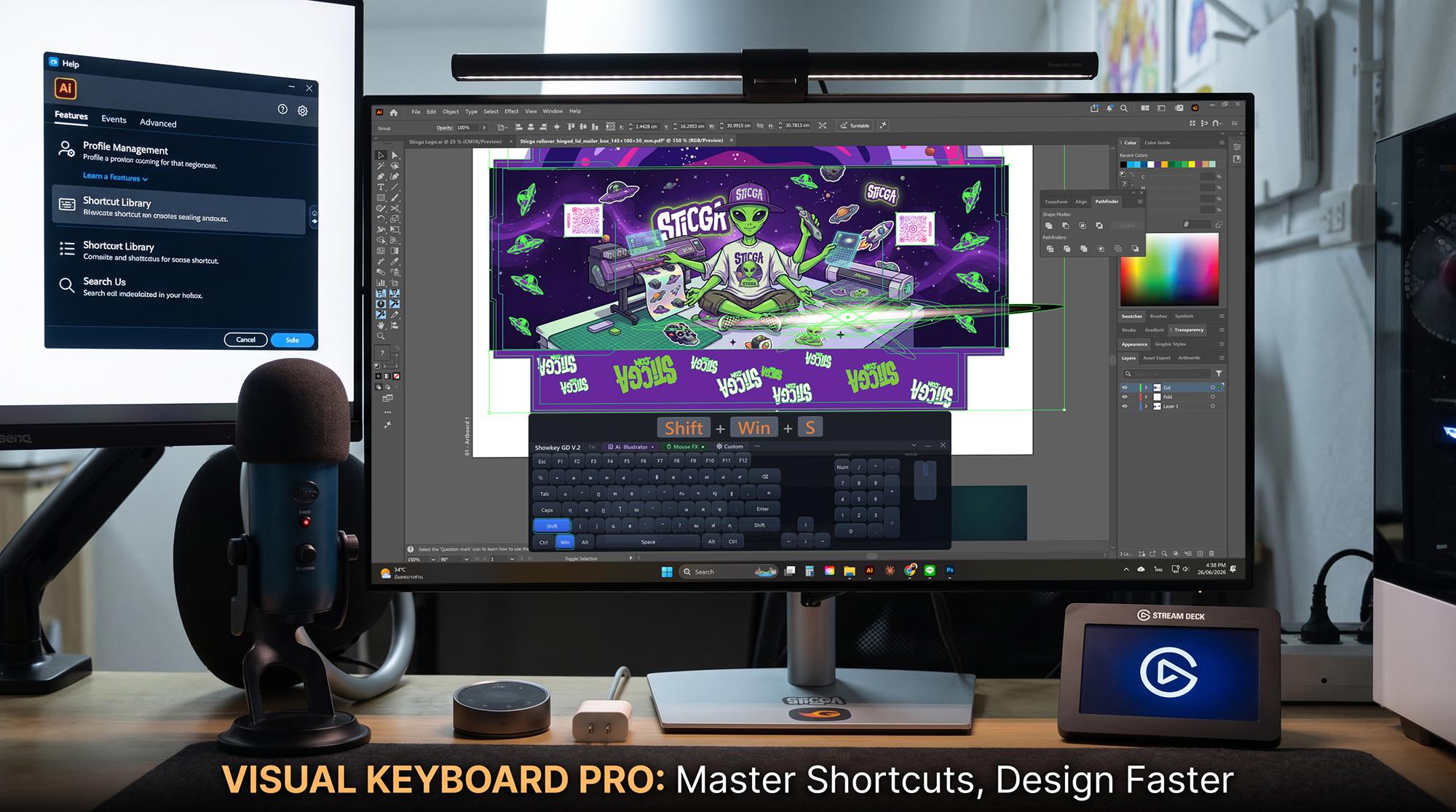 ShowkeyGD Keyboard On-screen Shortcut